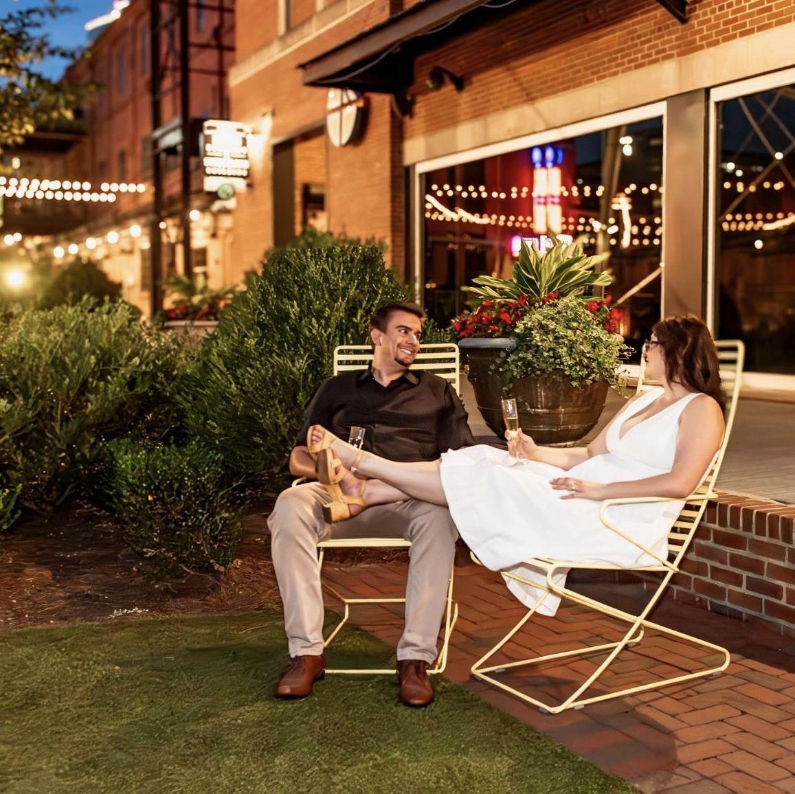 This was the place we first met, right at this table.