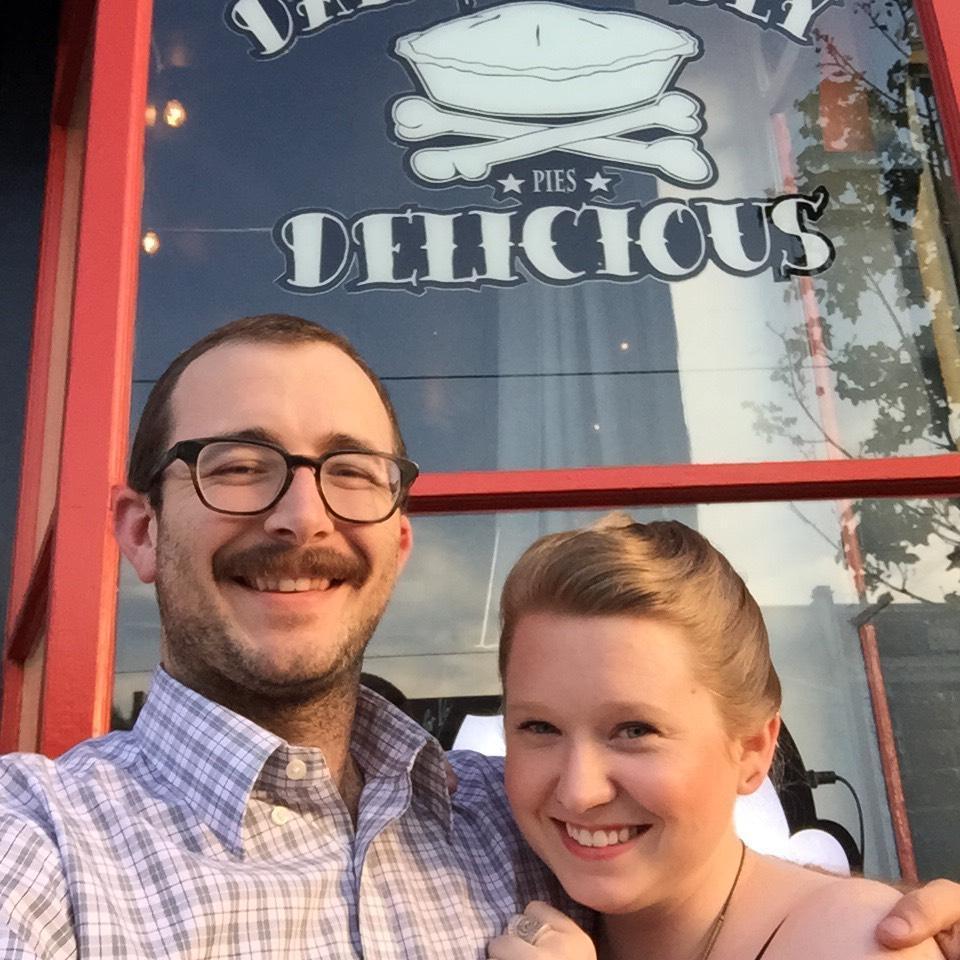 Dangerously Delicious Pies was our first date!  We returned for our 3rd anniversary.