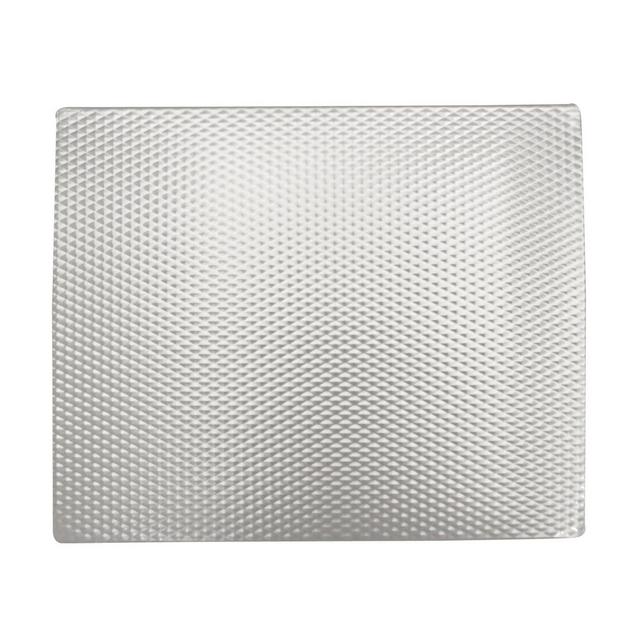 Range Kleen 14"x17" Silverwave Nonslip Counter Protective Mat Matte Black: Metal Trivet for Hot Dishes, Spot Clean