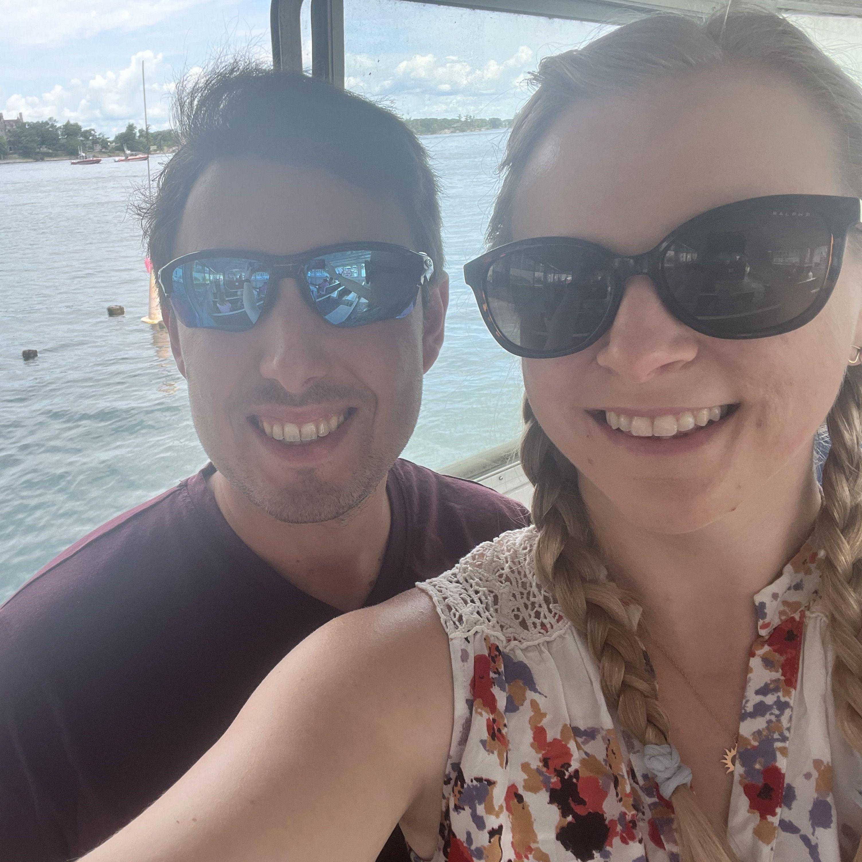 Heading to Boldt Castle on Heart Island in upstate New York in Juy of 2023