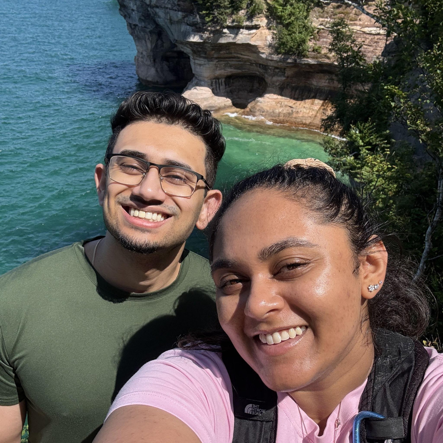 Beautiful views during our favorite activity: Hiking!