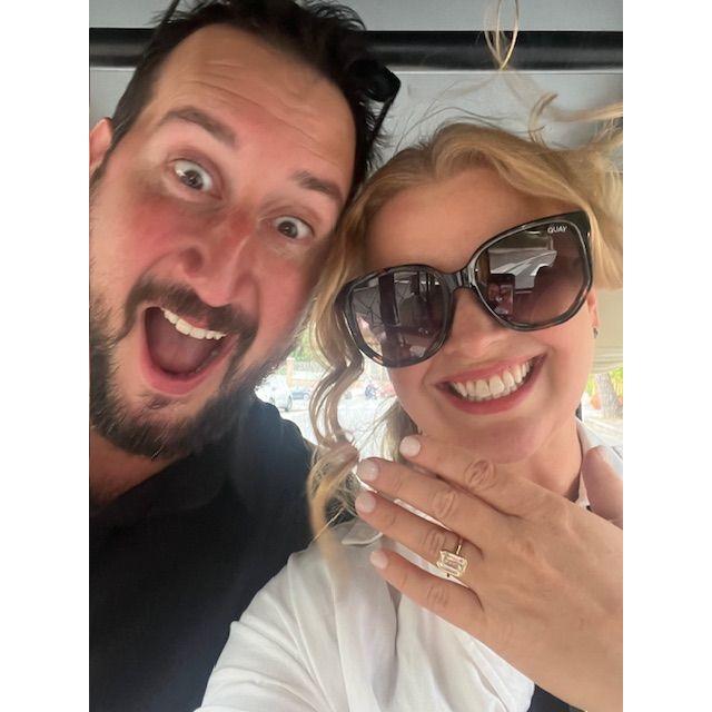Golf cart after the proposal