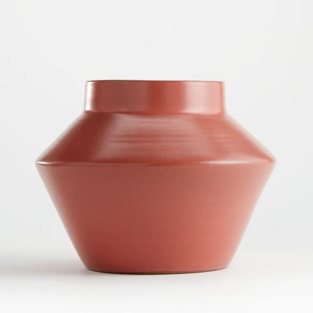 Izma Angled Dusty Rose Vase