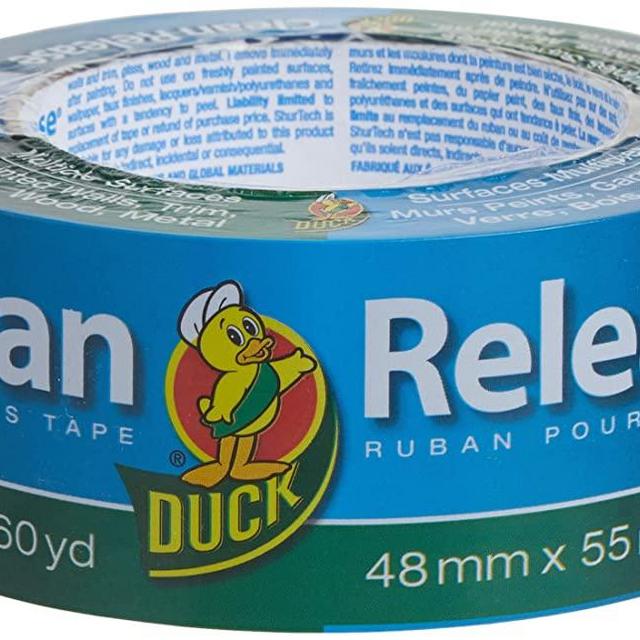 Duck Clean Release Blue Painter's Tape, 2-Inch (1.88-Inch x 60-Yard), Single Roll, 240195