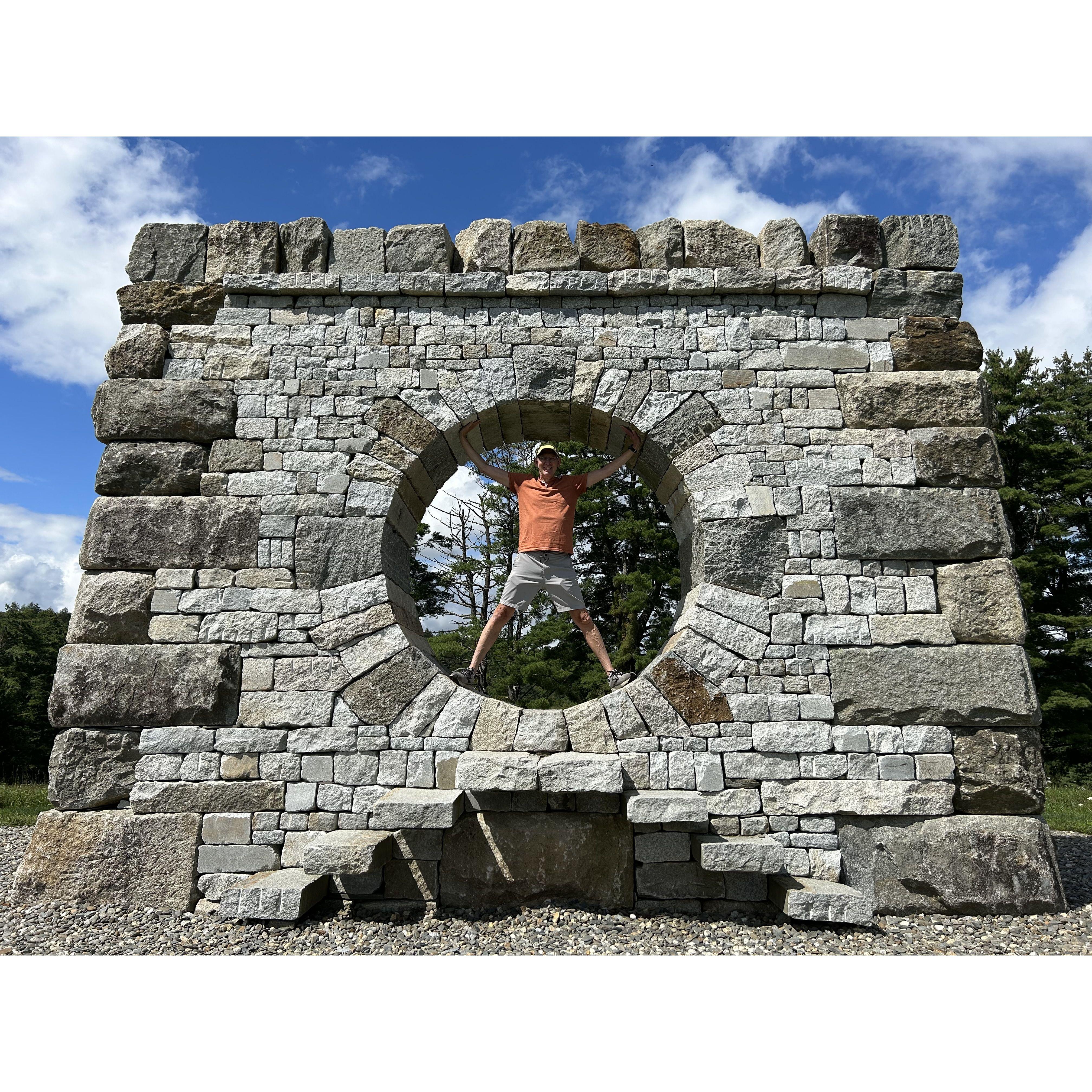 Rudy inside Moongate