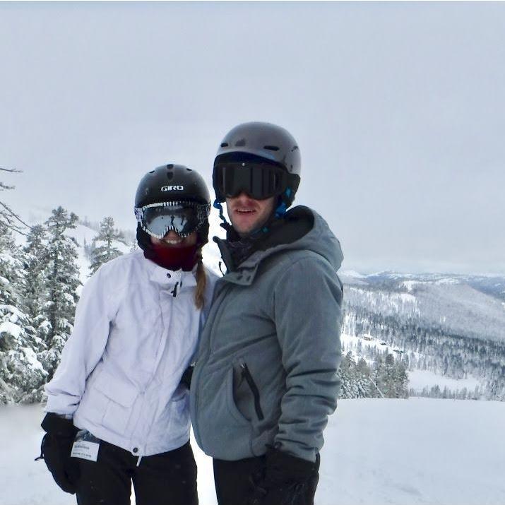 Snowboarding in Tahoe