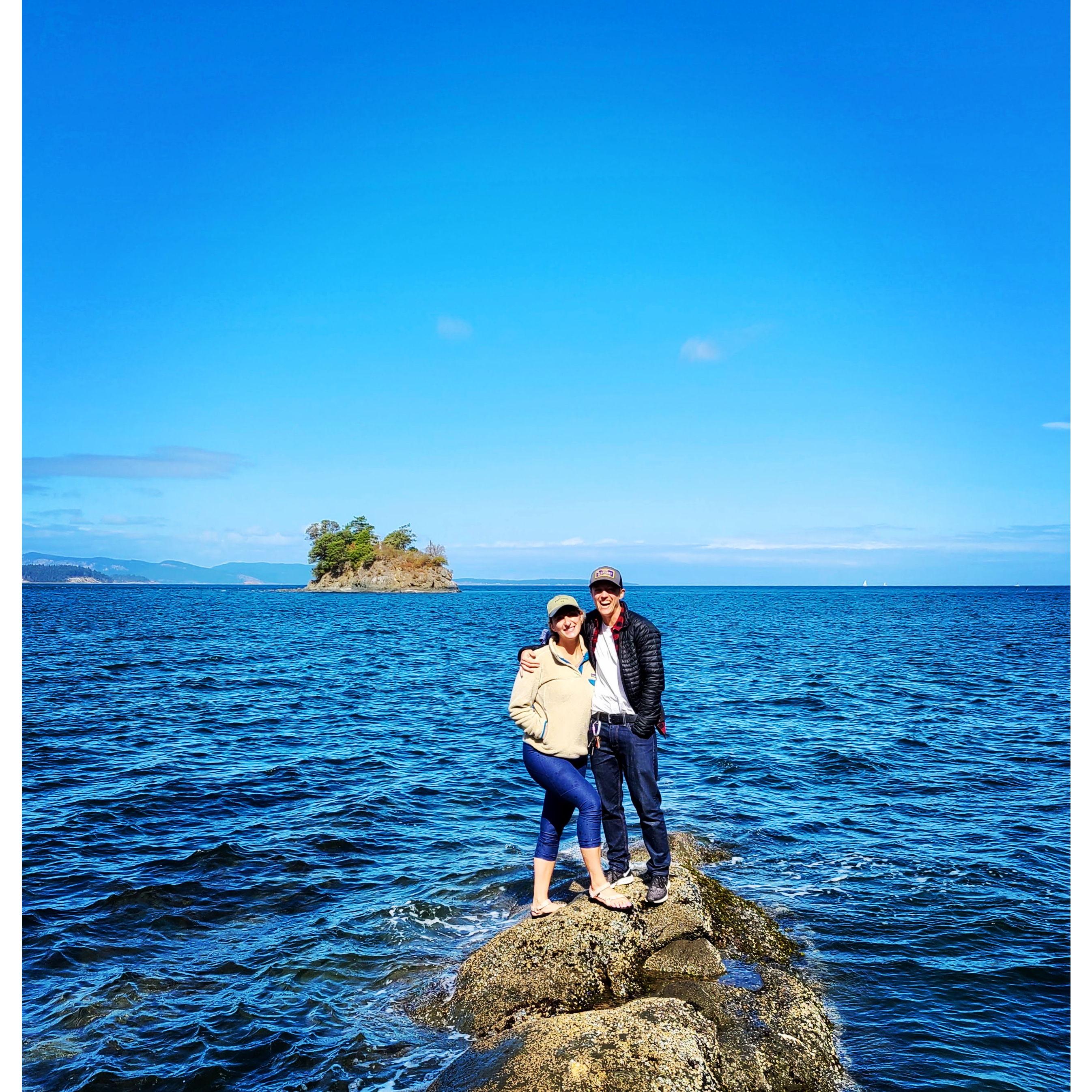 Our first trip to Orcas together :)