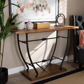 Leigh Rustic Entryway Console Table