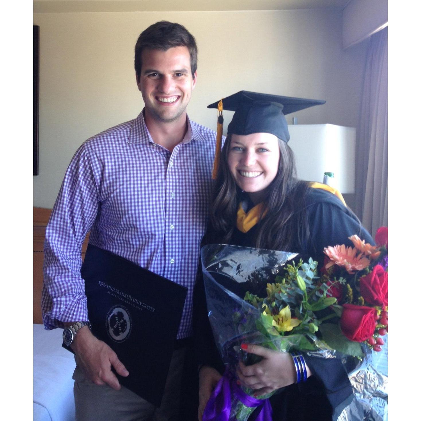 Emily's graduation from Physician Assistant school 06/2014<3