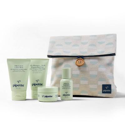 Pipette Baby Travel Bath And Body Gift Set - 4pc