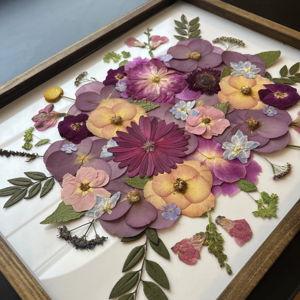 Bridal Bouquet Preservation Art Piece