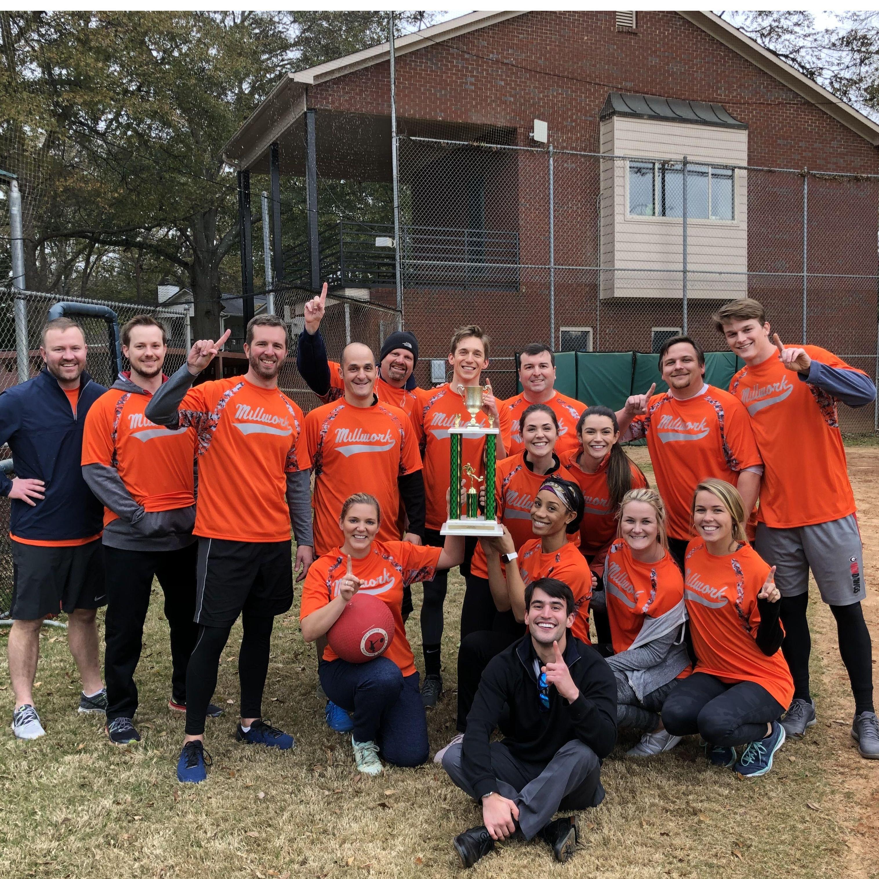 Our Home Depot Kickball team