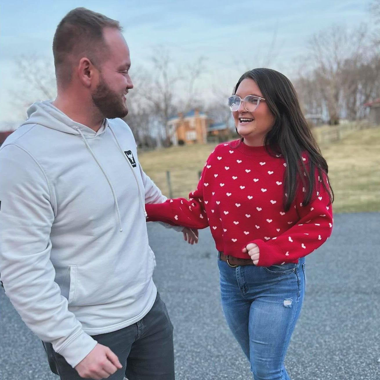 Valentine's Day celebration 2025 at Moon Hollow Brewing in Blacksburg with friends!