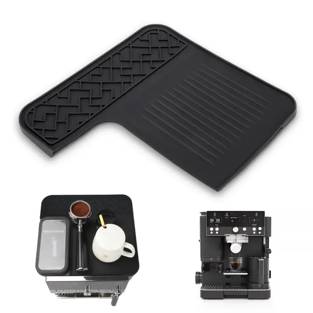 Unique Bargains Top Silicone Mat for Ninja Espresso ES601 Black 1 Pc