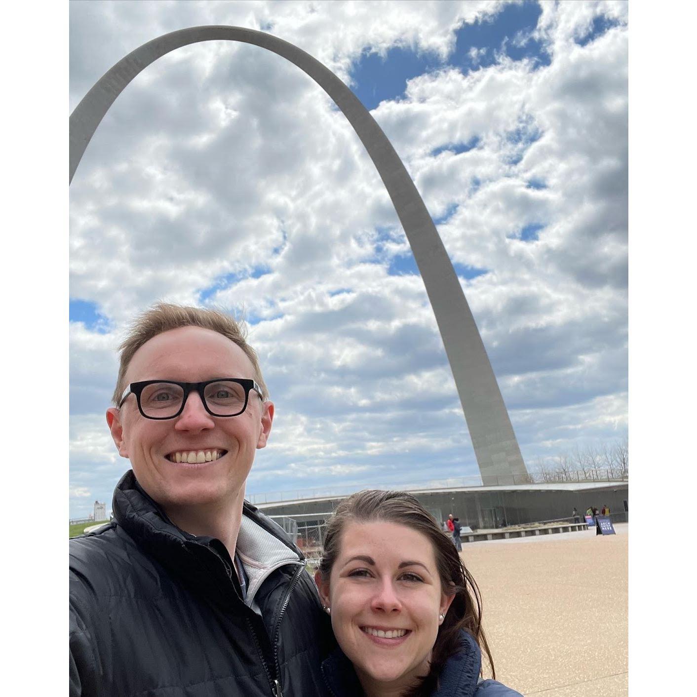 Exploring St. Louis and enjoying world famous fried ravioli! If you ever get the chance to visit St. Louis, you have to go to Mama's on the Hill restaurant!