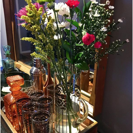 When we lived in Pilsen, Rob would bring home flowers on random days to surprise me and make me smile after a long day of consulting work.