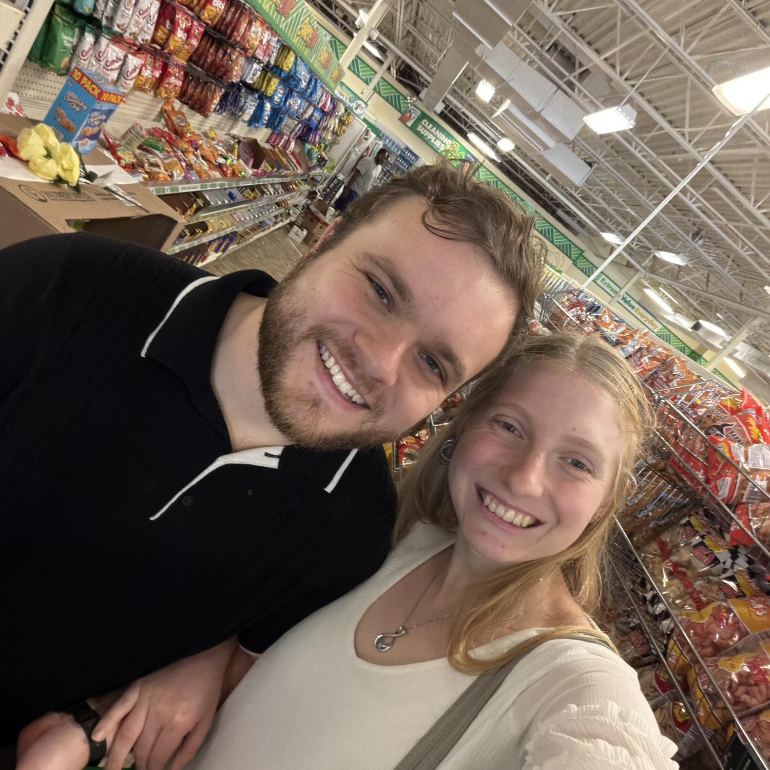 November 9, 2025 - shopping for Operation Christmas Child (this picture was very well used because it was the first good picture we had)