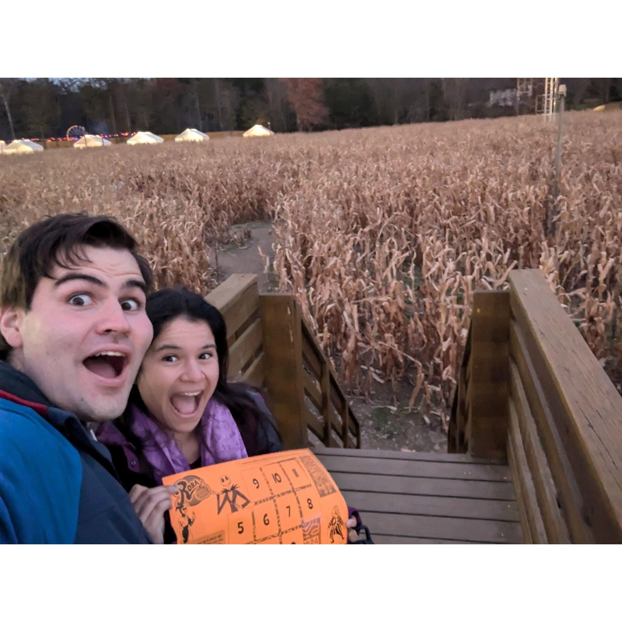Corn maze!