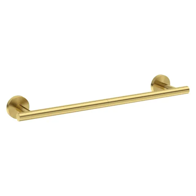 Brushed Gold Towel Bar, 18-Inch Towel Rack for Bathroom Wall Mounted