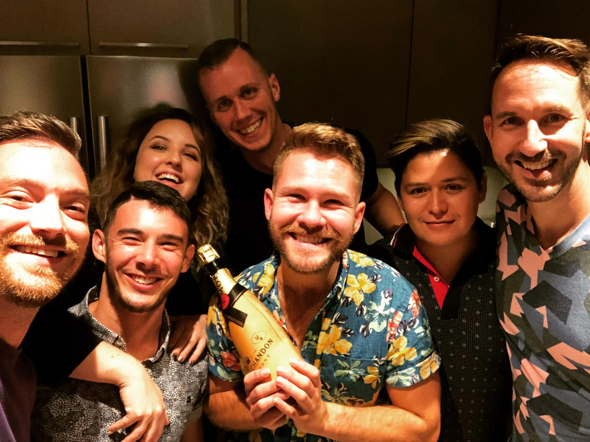 That time we surprised Sean for his birthday and he hated it ... but loved it.