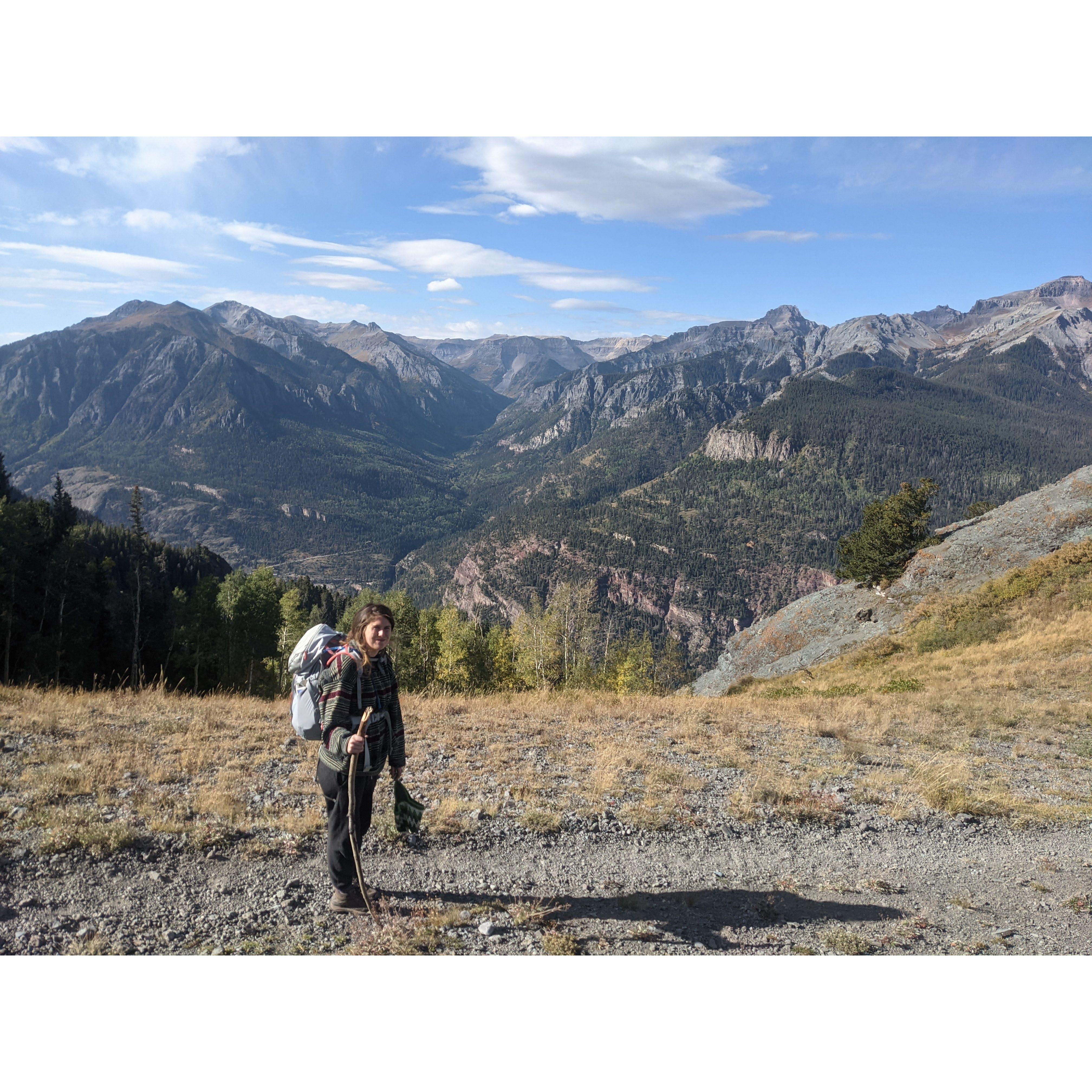 Taken on an overnight hiking trip in Ouray