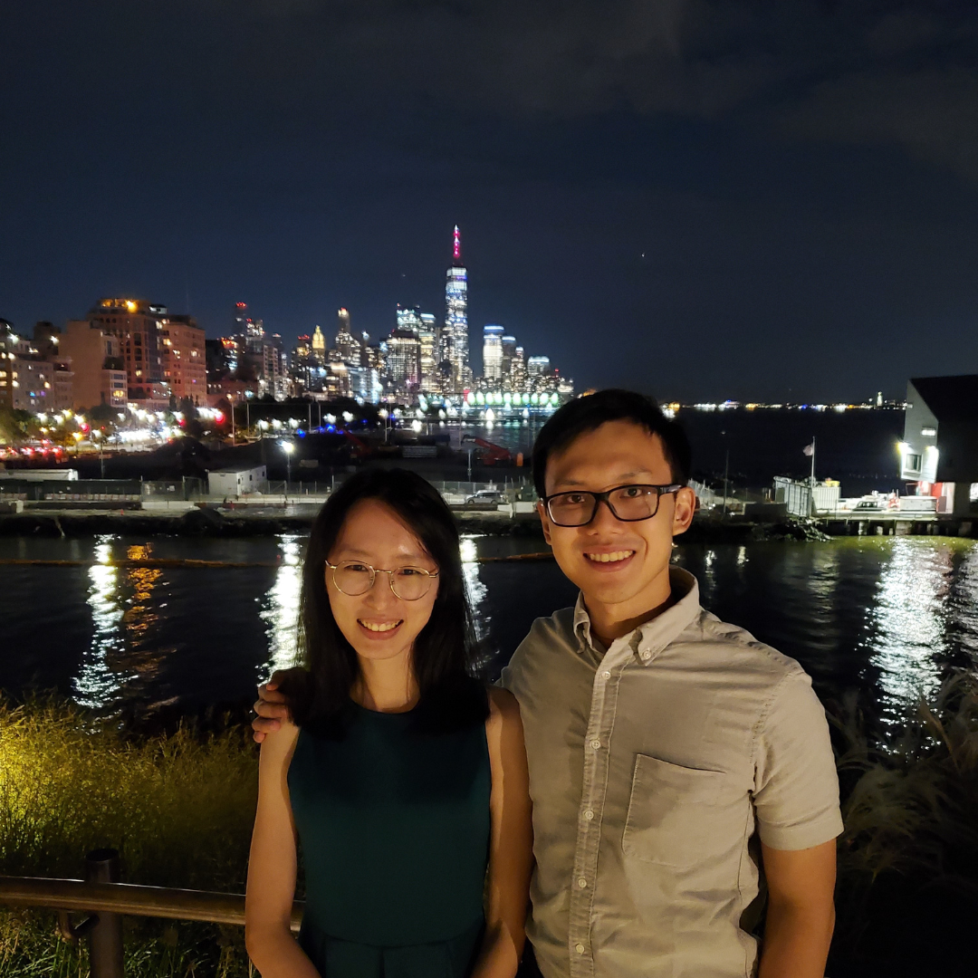 Little Island, NY - Oct 2021. We met in New York City when David came to visit Fe during her graduate study at Columbia University.