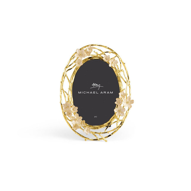 Michael Aram Cherry Blossom Oval Frame, 5" x 7"