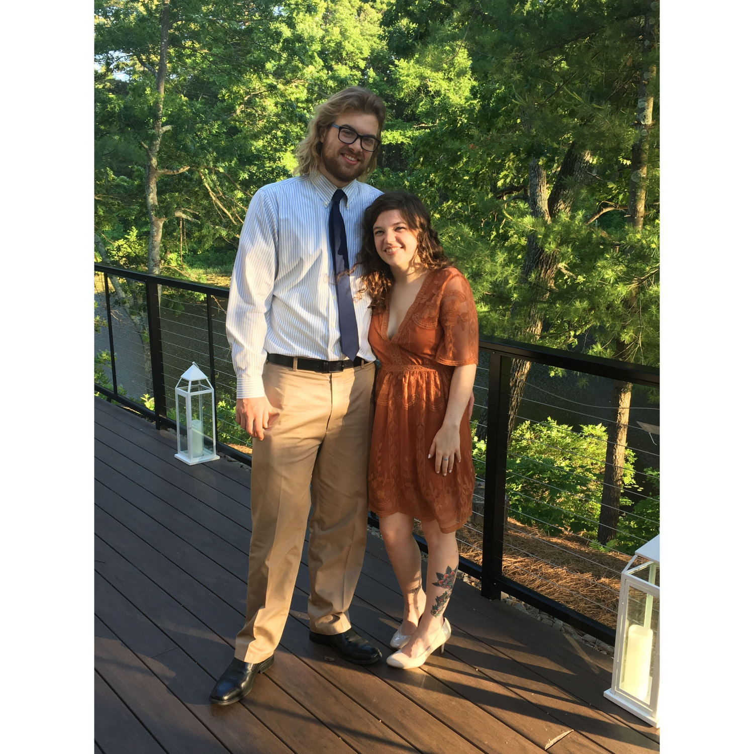 The first wedding we attended together