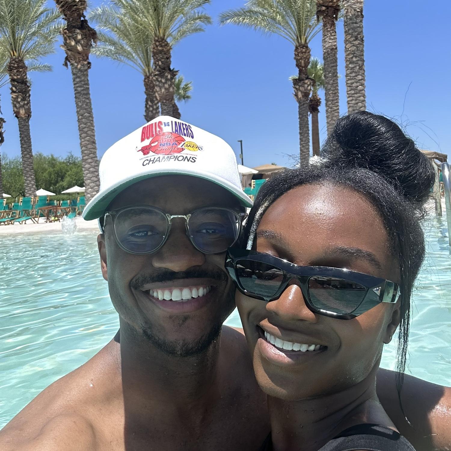 Celebrating Gibsons Birthday at The Fairmont in Arizona.