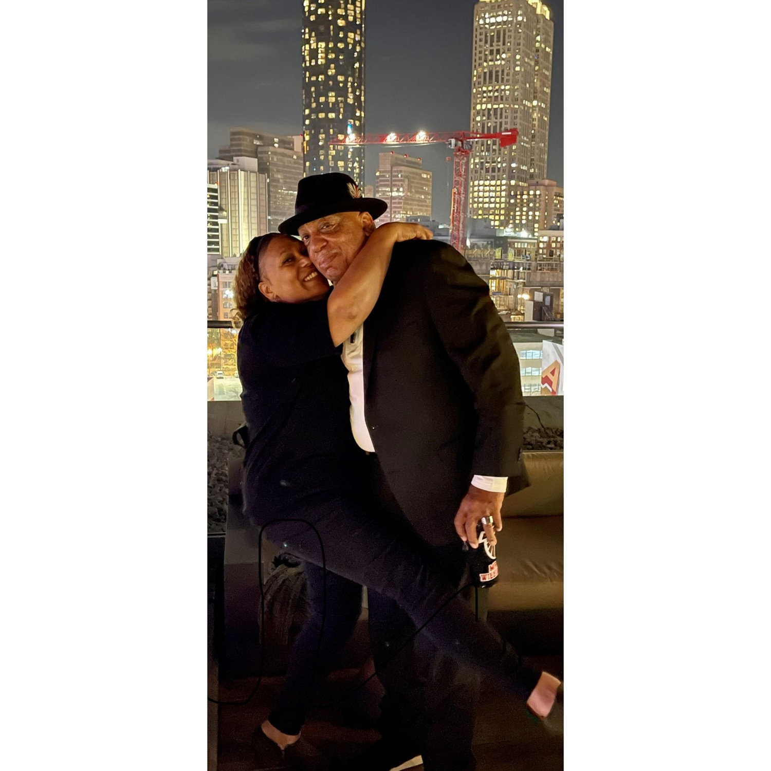 Our first New Years Eve on the rooftop of the Glen Hotel