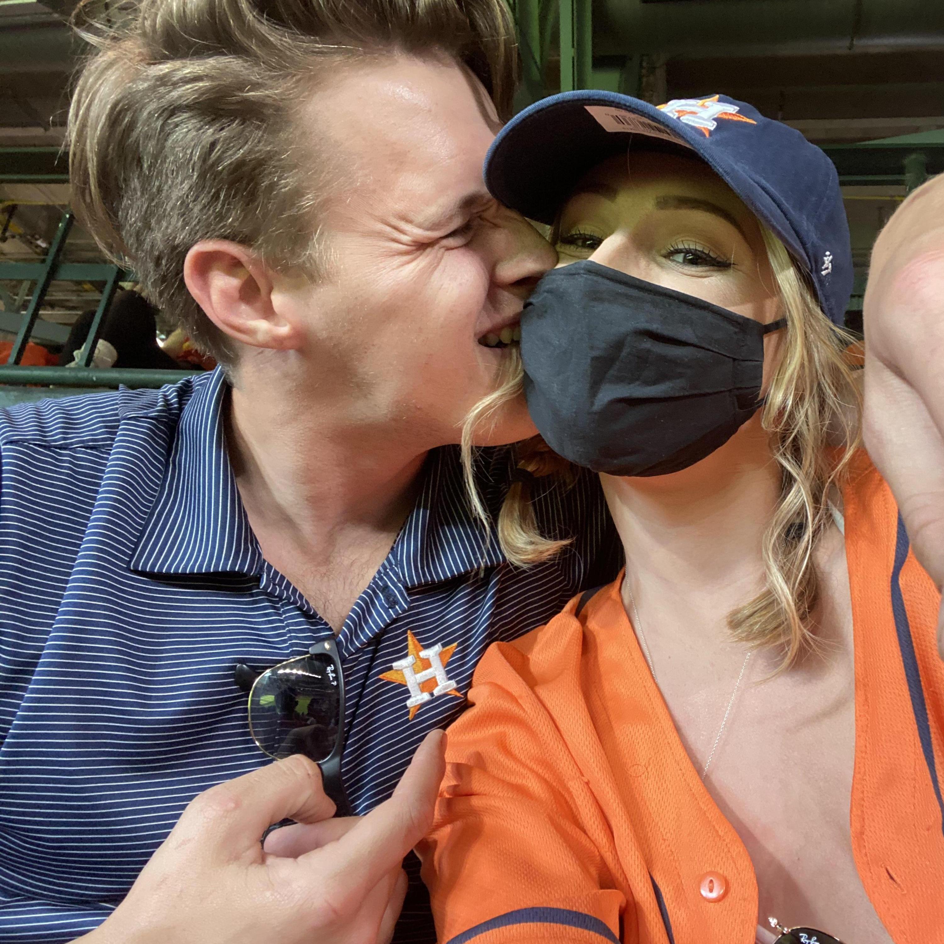 Our first baseball game