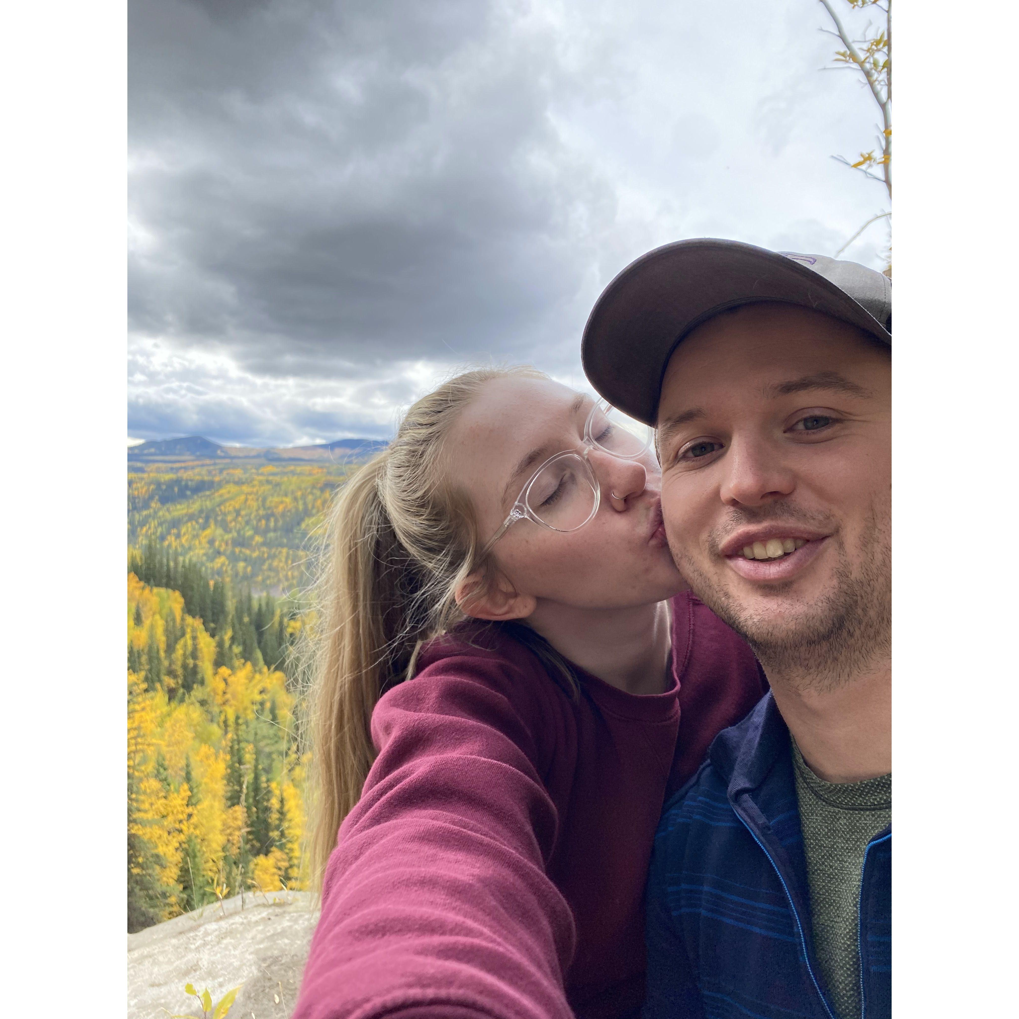 hiking in tumbler ridge