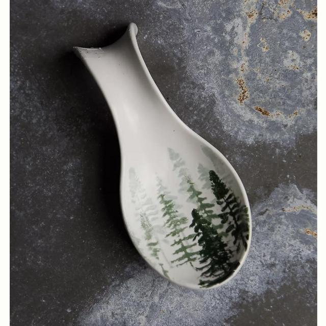 Evergreen ceramic spoon holder - Anthropologie