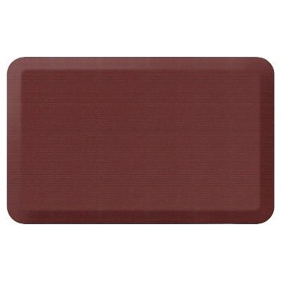Newlife By Gelpro Designer Comfort Kitchen Mat - Grasscloth Crimson - 20X32"