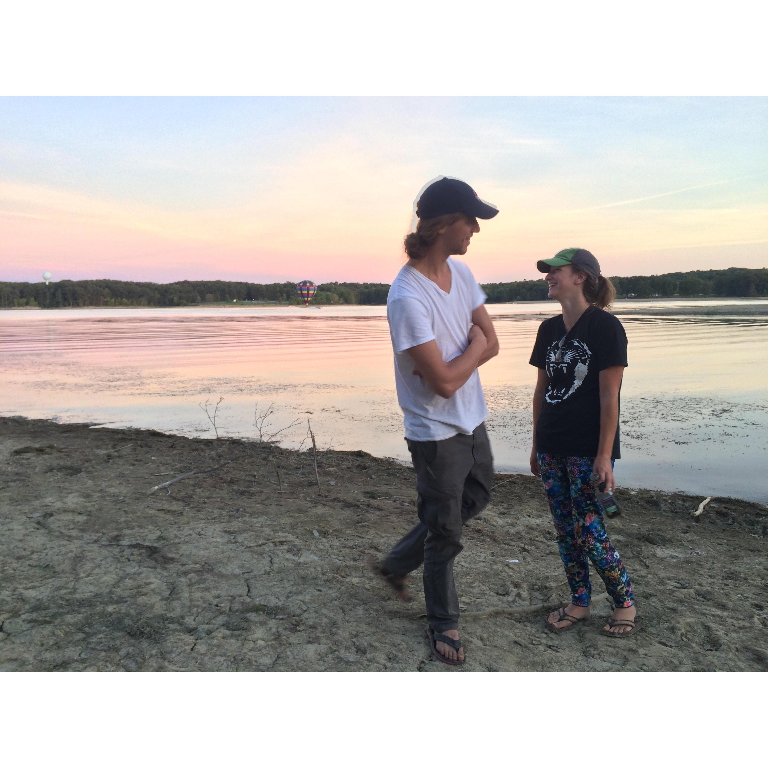 Camping at West Branch State Park, 2016