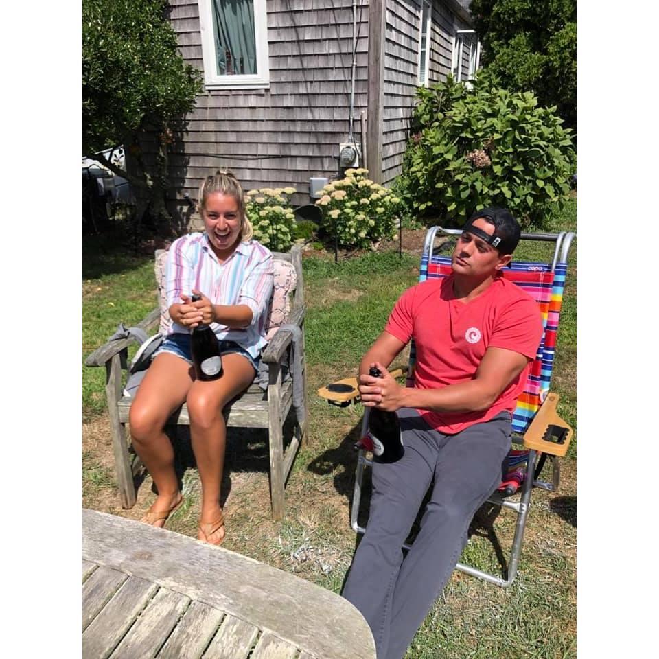 Celebrating on Nantucket.