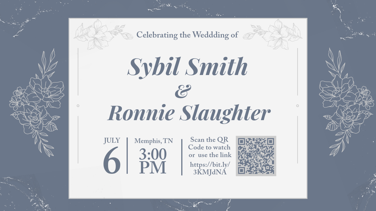The Wedding Website of Sybil Smith and Ronnie Slaughter