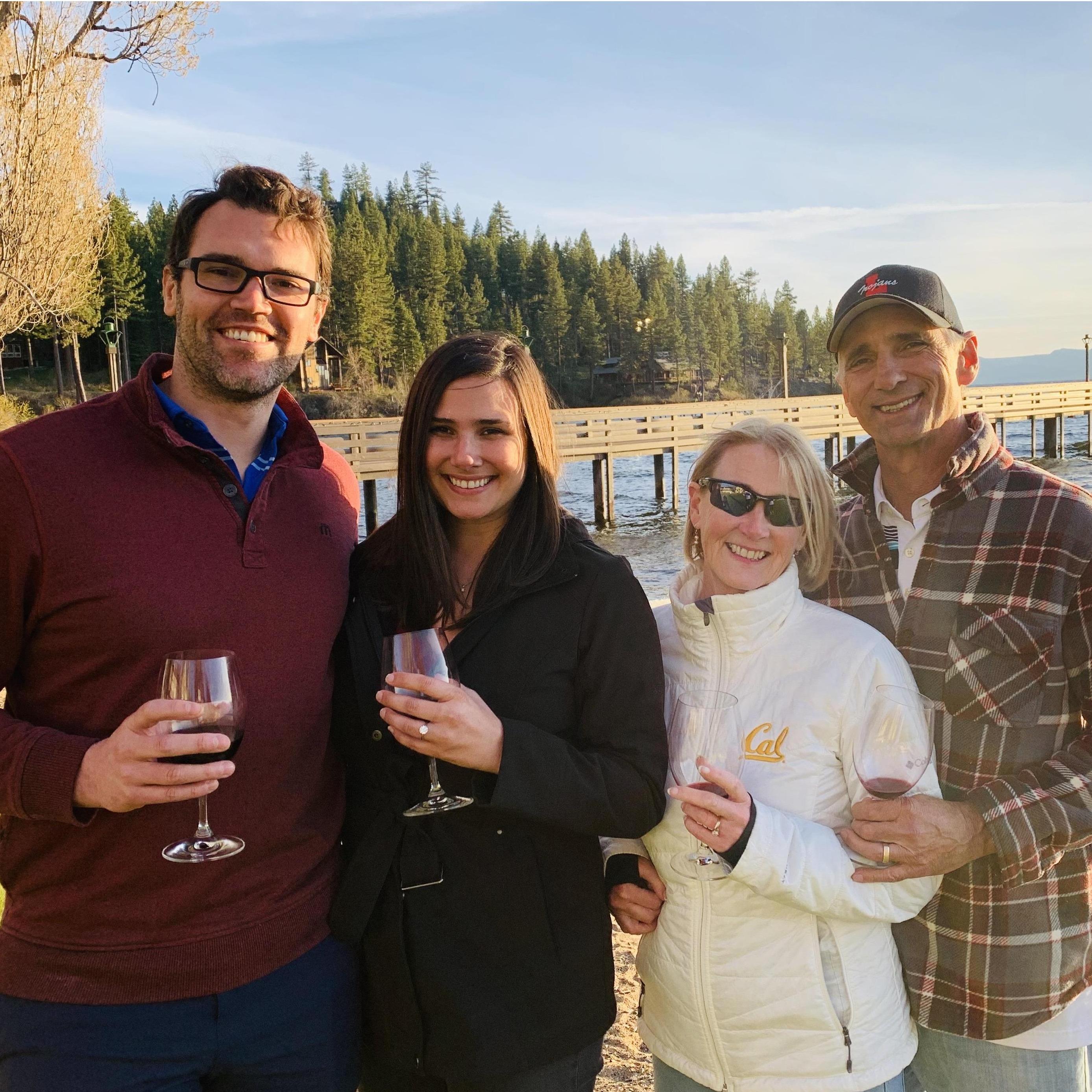 When we went to Tahoe to tell Karina's parents we were engaged