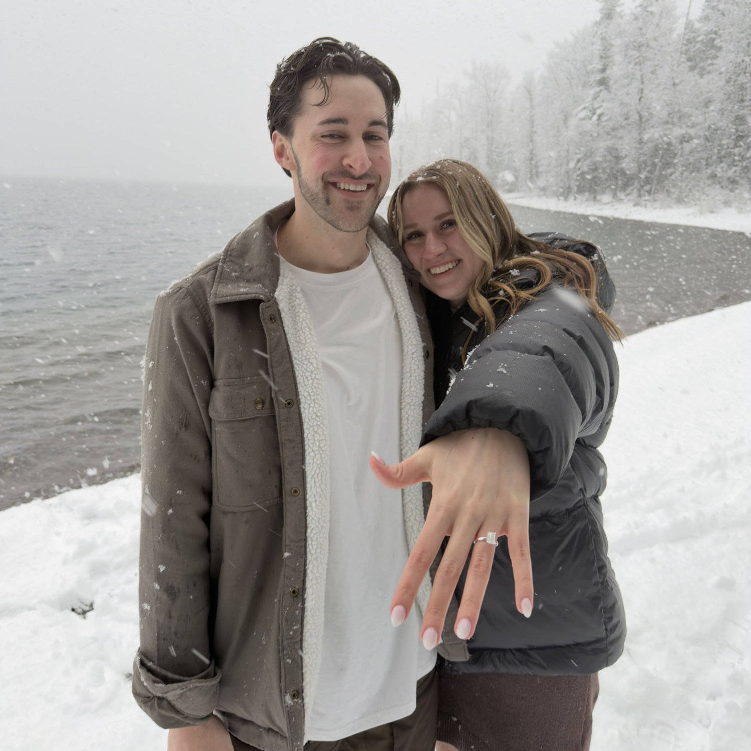 Engaged in a Blizzard :)