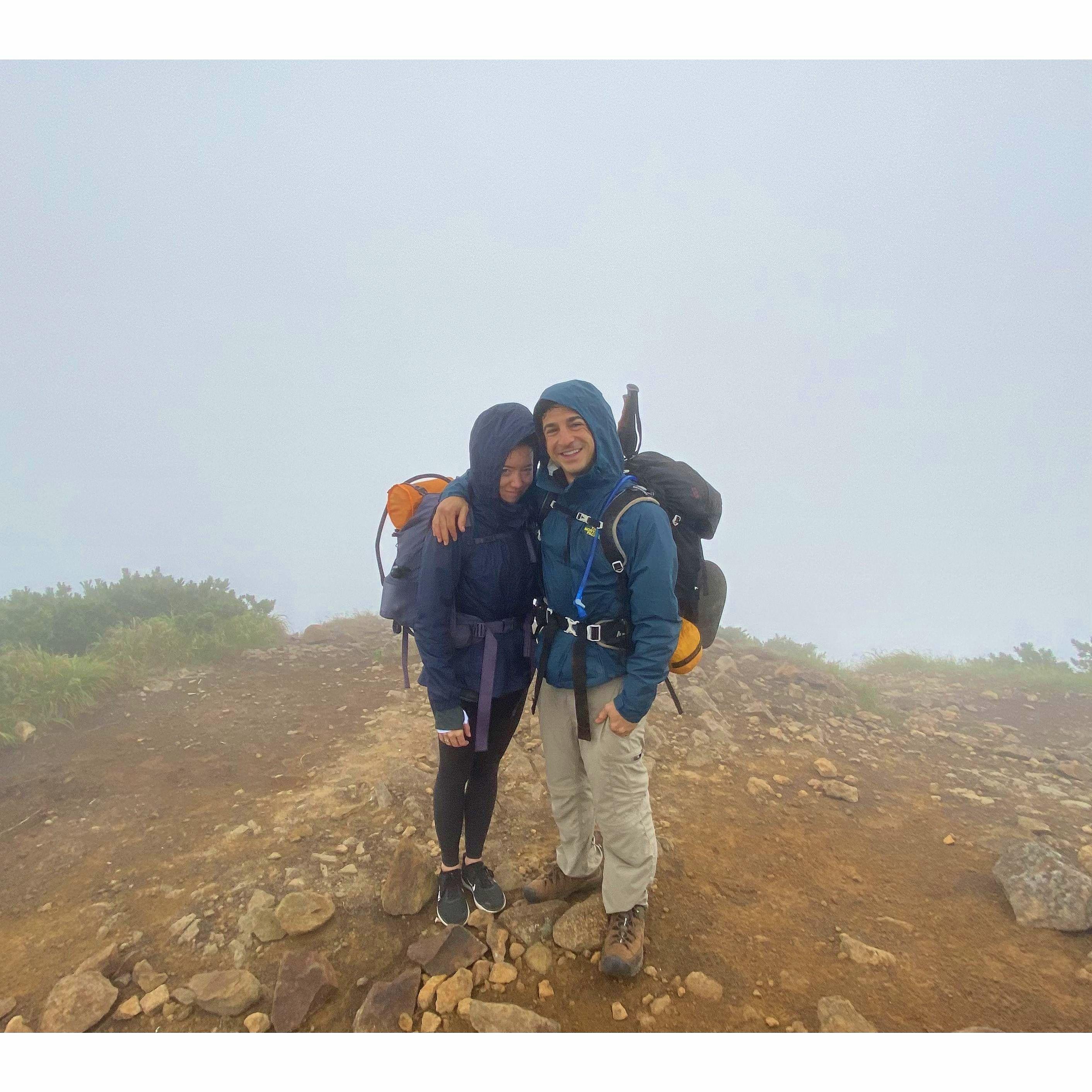 Having a "blast" backpacking up Yatsugatake