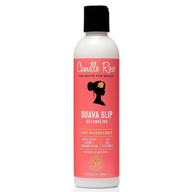 Camille Rose Guava Slip Detangling Leave In Conditioner, with Guava, Kakadu Plum and Aloe Leaf Juice to Detangle and Soften, for All Hair Textures, 8 fl oz