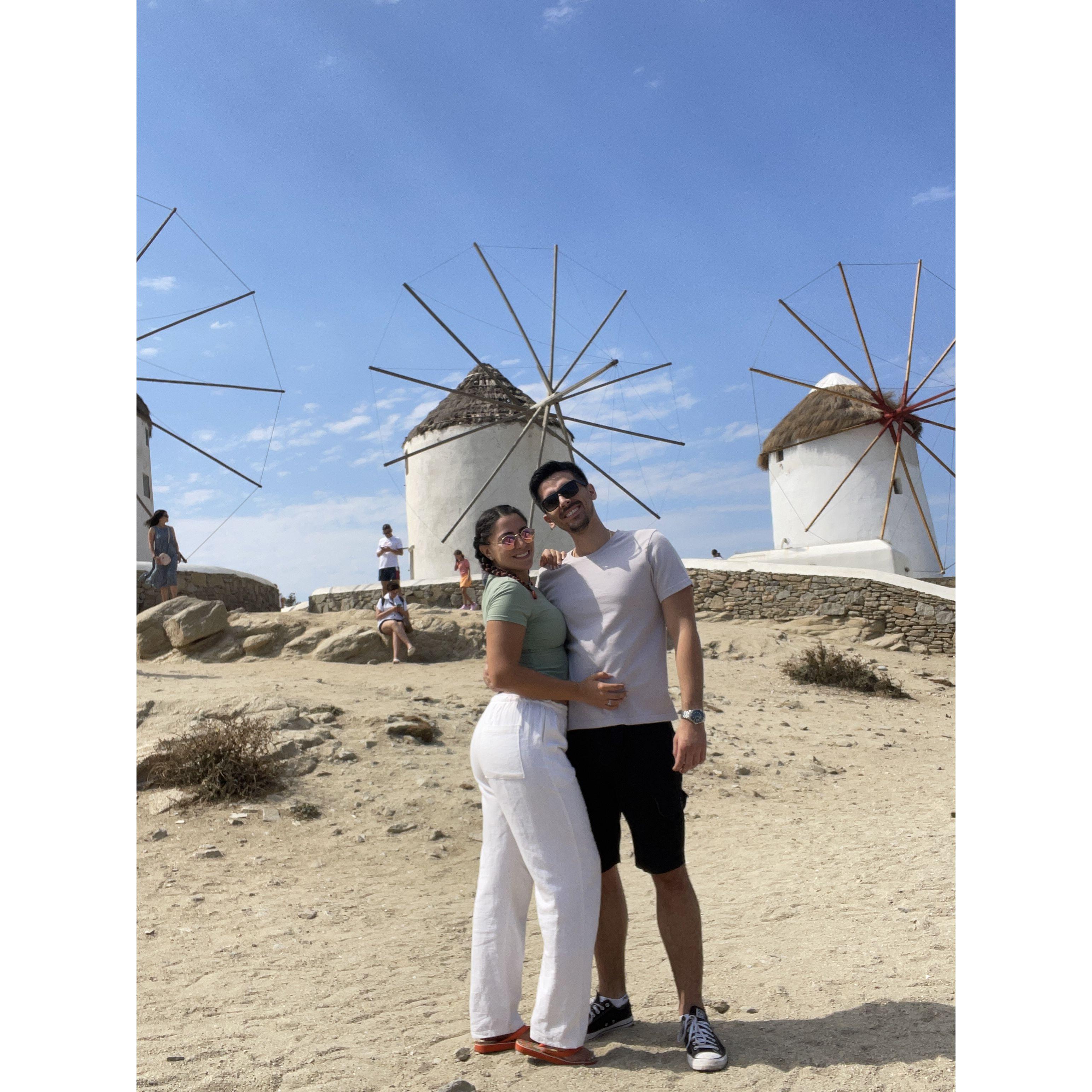 Windmills in Mykonos