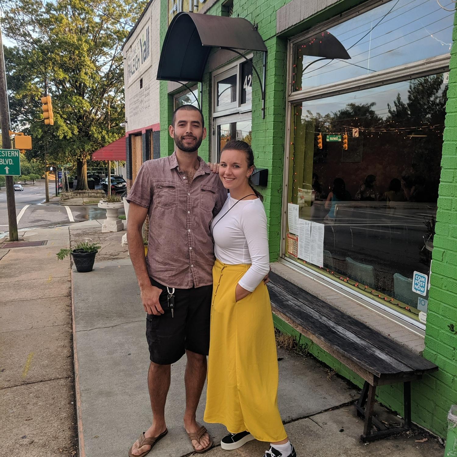 Camille birthday dinner at Fiction Kitchen, Raleigh, NC (August 2019)