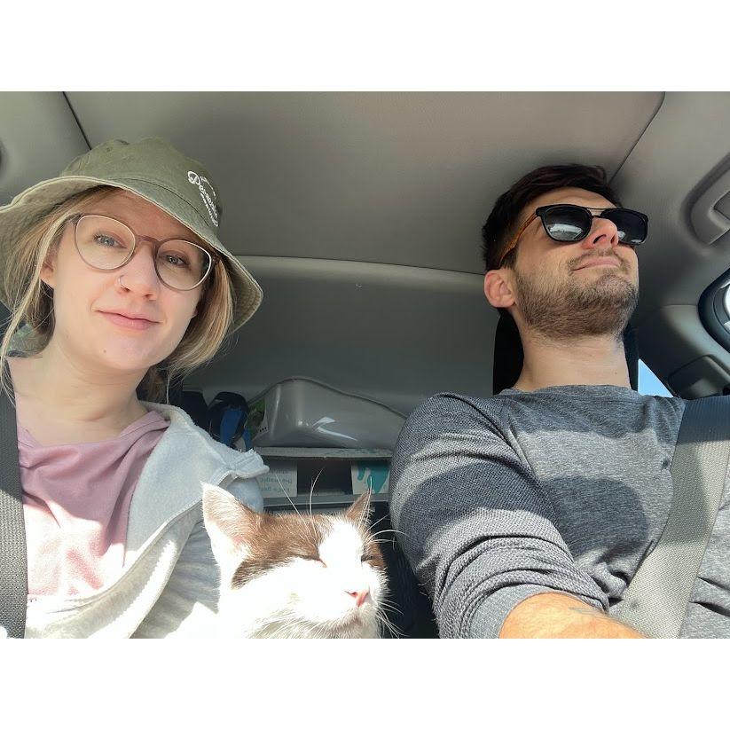 Driving a very high Bill from the north to the coast. Highway 97, BC - May 2023.