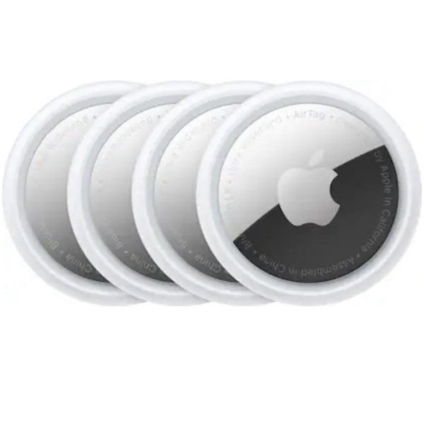 Apple AirTag 4 Pack. Keep Track of and find Your Keys, Wallet, Luggage, Backpack, and More. Simple one-tap Set up with iPhone or iPad