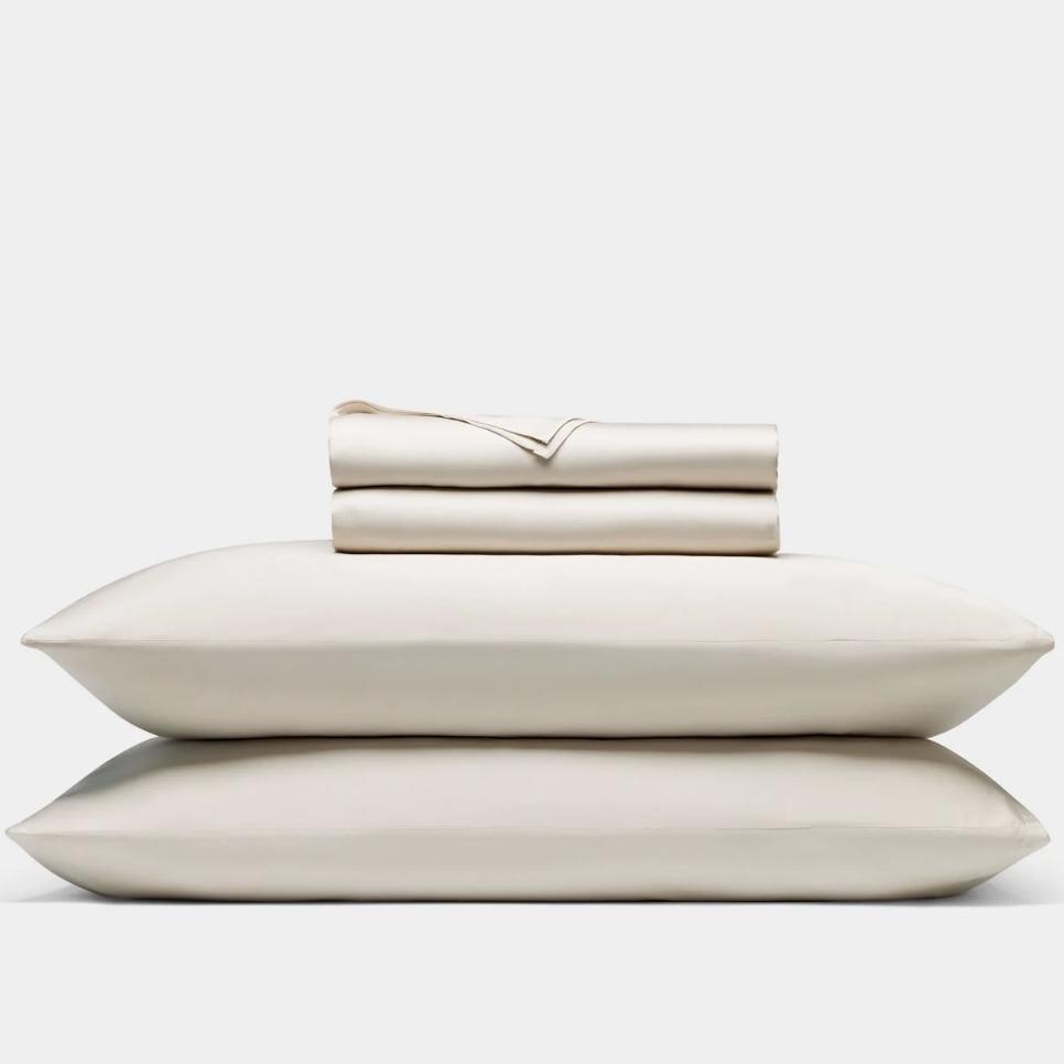 Cozy Earth Bamboo King Sheet Set in Oat