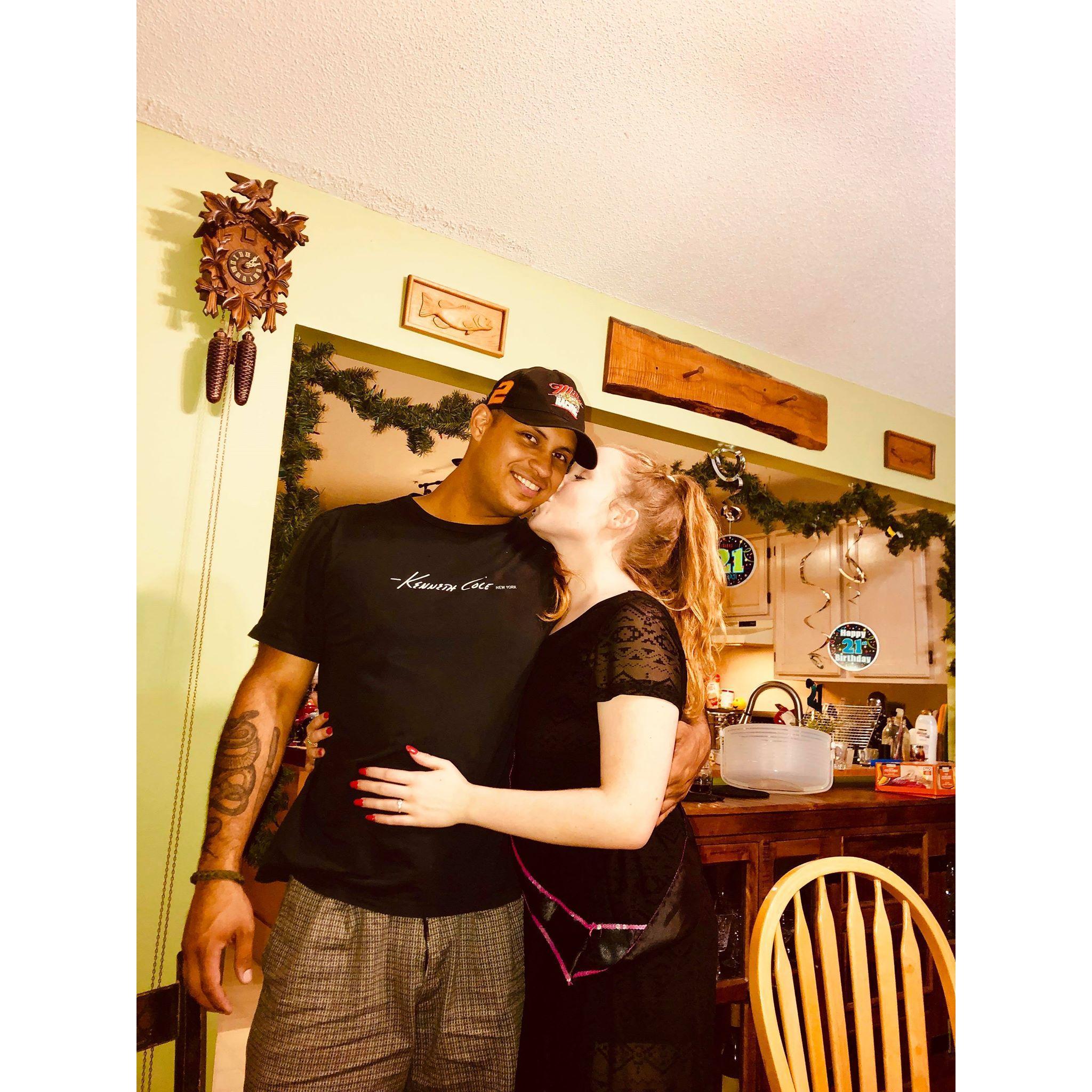 Birthday kisses!