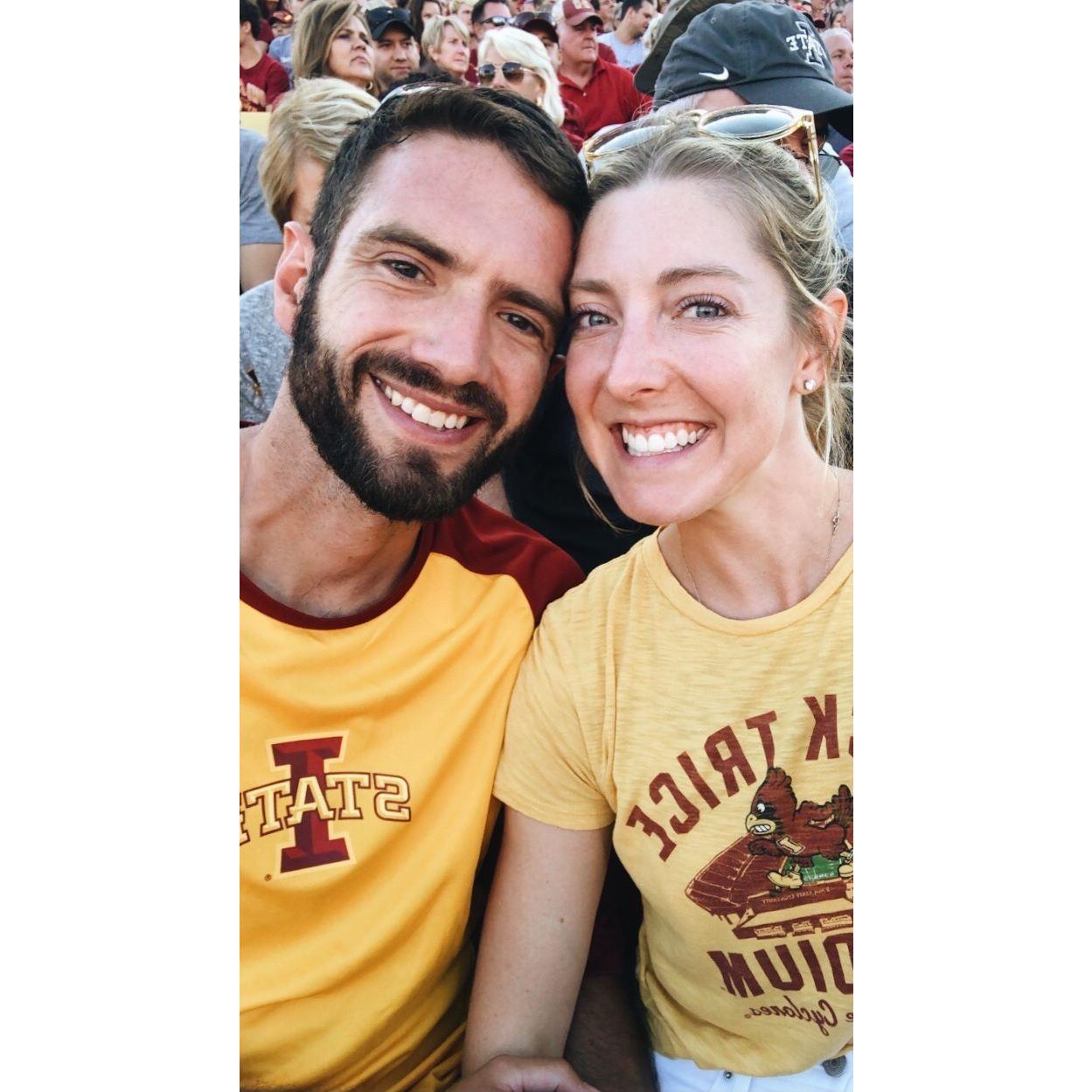 Officially members of cyclone nation.