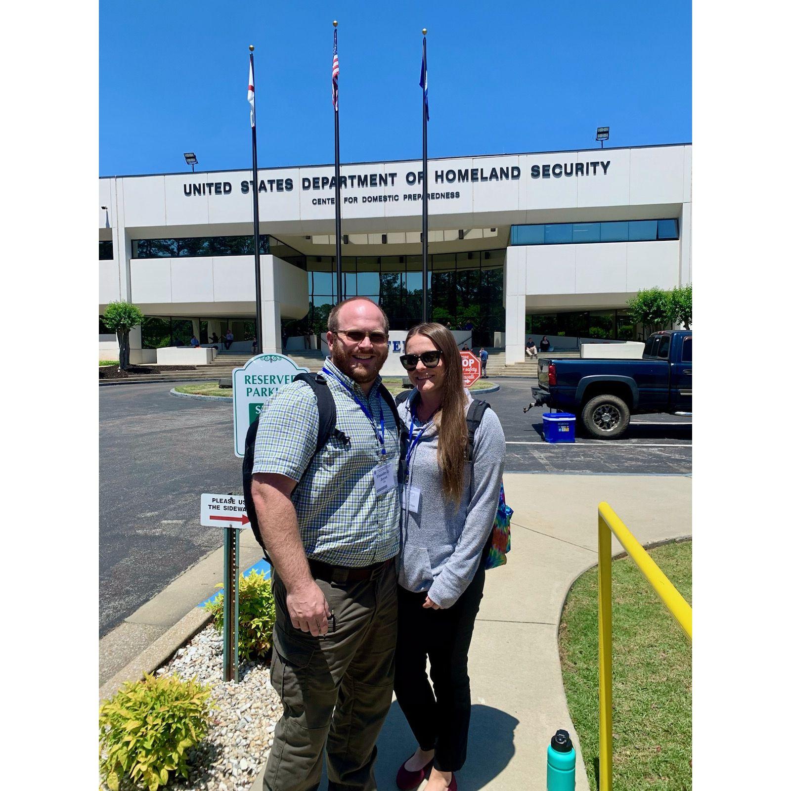 At the Center for Domestic Preparedness. May 2022.