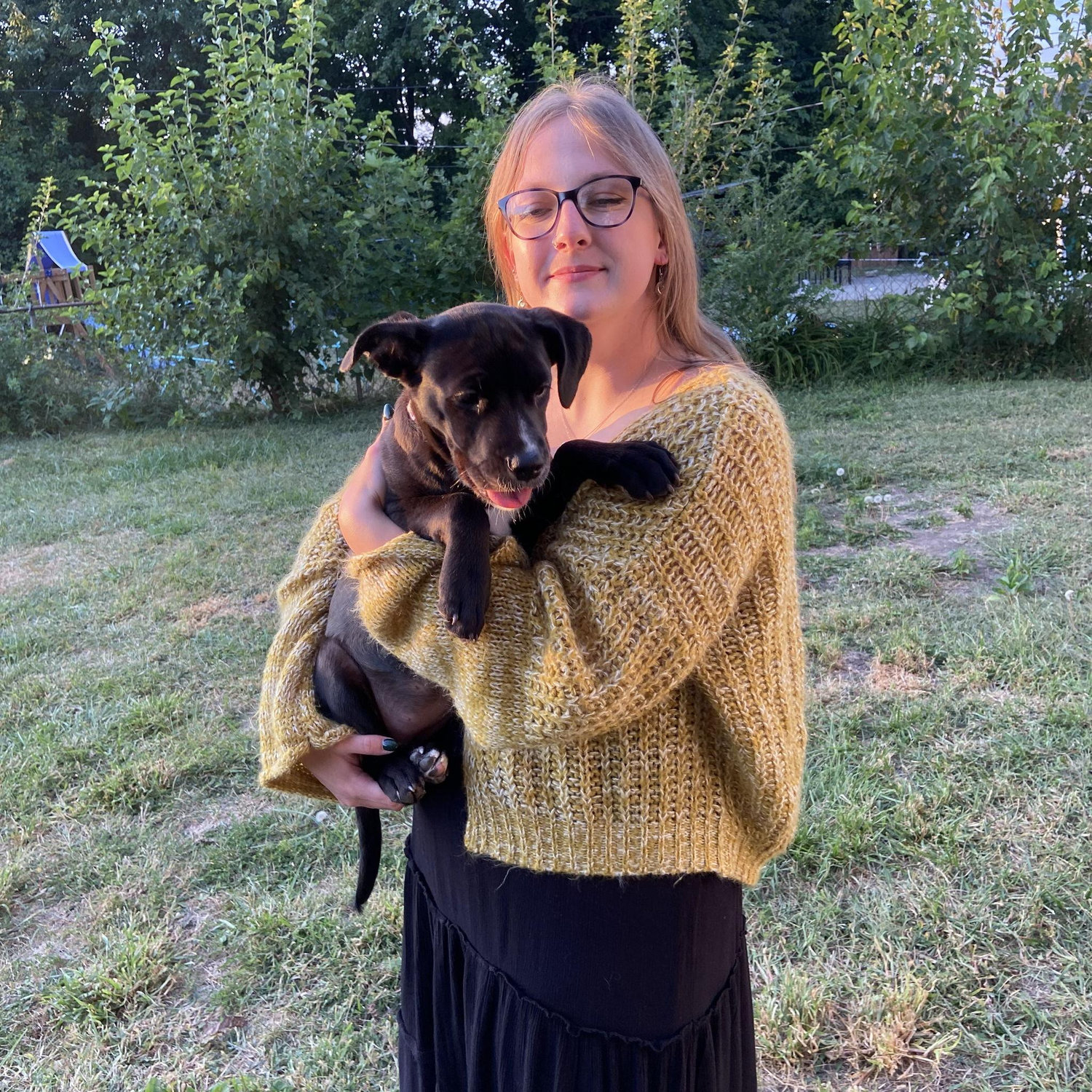 Our puppy Pepper